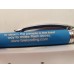 Blue Bright Soft Touch Diamond Stylus Pen with Inscription