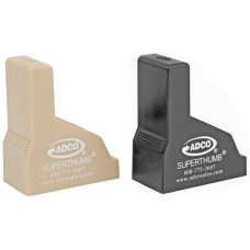 ADCO Mag Loader/Unloader, Super Thumb Loader Pair, Black And Tan, 9mm-40SW ST1PR ADCO Mag Loader/Unloader, Super Thumb Loader Pair, Black And Tan, 9mm-40SW ST1PR