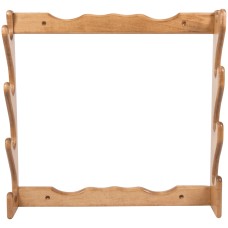 Allen Four Gun Wooden Wall Rack, Solid Wood Construction, 24.5