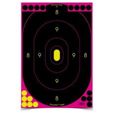 Birchwood Casey Shoot-N-C Target, Silhouette Pink, 12x18, 5 Targets