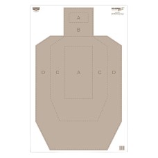 Birchwood Casey Eze-Scorer Target, IPSC Practice Paper, 23X35, 100 Targets BC-37025