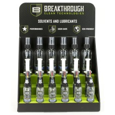Breakthrough Clean Technologies Point Of Sale Counter Display Includes - HPPRO-2OZ-NTA (6), BTS-2OZ (6), BTS-6OZ (3), BTG-12CC (6), BTO-2OZ (6), BTO-6OZ (3) BT-DSPL-CNTR