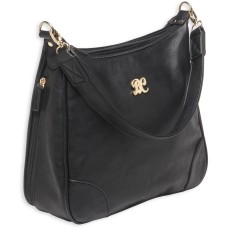 Bulldog Cases Hobo Style Purse, Includes Universal Fit Holster, Black Leather Finish BDP-010