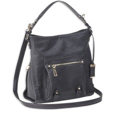 Bulldog Cases Hobo Anna Purse Holster, Fist Most Small Autos, Black Color, Leather BDP-053