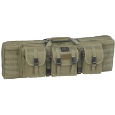 Bulldog Cases Tactical Double Rifle Case, Green, 37