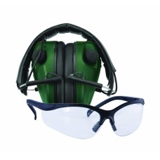 Caldwell E-Max Lo Pro Elec Muff w/Shooting Glasses Caldwell E-Max Lo Pro Elec Muff w/Shooting Glasses
