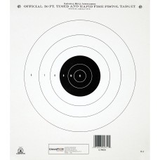 Champion Traps & Targets GB3 NRA Target, 50 Feet Pistol Timed & Rapid Fire, 12 Pack 40751
