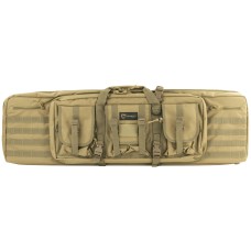 Drago Gear Double Gun Case, Dbl Rfl Cs, Tan, 600D Polyester,42