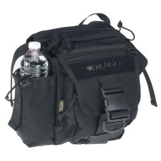 Drago Gear Hiker Shoulder Pack, Black, 600D Polyester 15-301BL