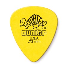 Dunlop TORTEX Standard .73mm Yellow Pack of 12 Picks