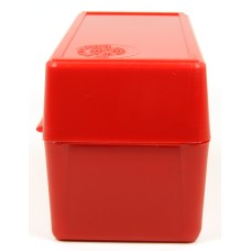 FS Reloading Plastic Ammo Box Medium Rifle 50 Round Solid Red