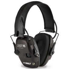 Howard Leight Impact Sport Bolt, Electronic Earmuff, Folding, Black R-02525