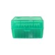 FS Reloading Plastic Ammo Box Small Rifle 50 Round Translucent Green